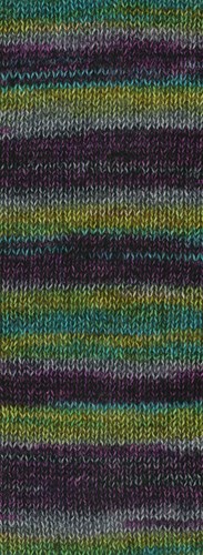Lana Grossa Gianna 006 Oliv/Grau/Brombeer/Schwarz-2
