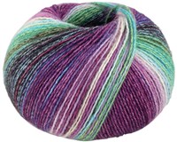 Lana Grossa Gianna 008 Türkis/Grün/Rot-/Blauviolett/Rosé