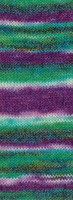 Lana Grossa Gianna 008 Türkis/Grün/Rot-/Blauviolett/Rosé-2