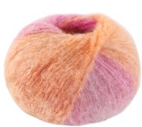 Lana Grossa Gigante 001 Orange/Pink/Safrangelb/Lila/Veilchenblau