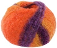 Lana Grossa Gigante 002 Unkelviolett/Gelb/Graulila/Orange/Blauviolett