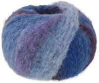Lana Grossa Gigante 0013 Aubergine/Blaulila/Hell-/Himmelblau/Marine/ Tinten-/Graublau