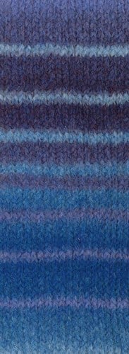Lana Grossa Gigante 0013 Aubergine/Blaulila/Hell-/Himmelblau/Marine/ Tinten-/Graublau-2