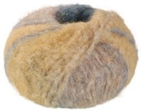 Lana Grossa Gigante Multi 101 Graublau/Beige/Graurot/Mandarin/Petrolgrün/Graugelb