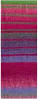 Lana Grossa Gomitolo Arte 1022 Grau/Lila/Pink/Fuchsia/Grün/Pflaume/Zyklam-2