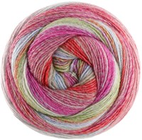 Lana Grossa Gomitolo Arte 1023 Erdbeer/Rotviolett/Hellgrau/Lindgrün/Hellblau/Beige/Orange/Rot/Pink/Fuchsia