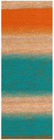 Lana Grossa Gomitolo Fusione 2029 Beige/Camel/Orange/Türkis/Braun-2