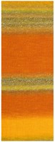 Lana Grossa Gomitolo Fusione 2030 Dottergelb/Hell-/Graubraun/Gelb/Orange-2