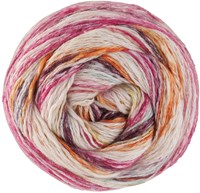 Lana Grossa Gomitolo Hippie 3031 Orange/Brombeer/Helltrkis/Pink/Natur/Limette