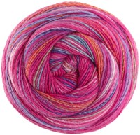 Lana Grossa Gomitolo Magico 3028 Fuchsia/Pink/Grauviolett/Ecru/Graublau/Orange/Türkis/Himmelblau/Rosa