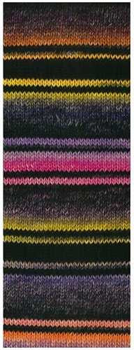 Lana Grossa Gomitolo Magico 3030 Anthrazit/Orange/Lila/Pink/Schwarz/Gelb/Dunkelgrau/Gelbgrün/Lachs-2