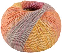 Lana Grossa Gomitolo Mambo 2033 Grn-/Hellgelb/Orange/Pink/Pastelltrkis/Mandarin/Mint-2