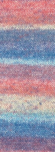 Lana Grossa Gomitolo Mambo 2035 Pflaume/Erdbeer/Hellbeige/Jeans-/Hellblau/Beere/Hellgrau-2