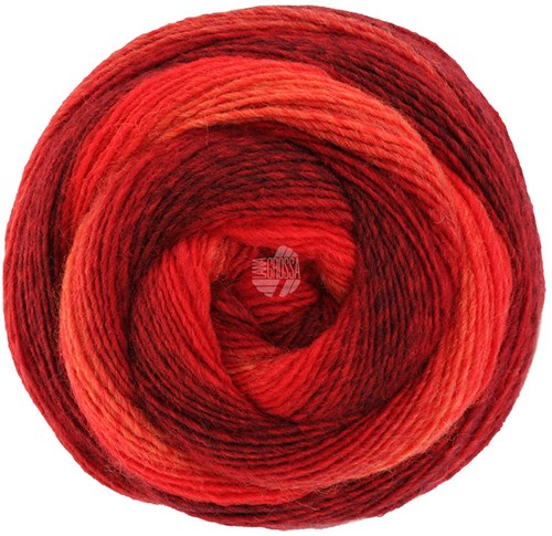 Lana Grossa Gomitolo Versione 446 Rot/Kirsch-/Dunkel-/Orientrot