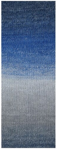 Lana Grossa Gomitolo Versione 455 Jeans/Royal/Graublau/Hell-/Mittel-/Dunkelgrau/Schwarzblau-2