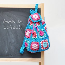 Häkelanleitung Granny Rucksack