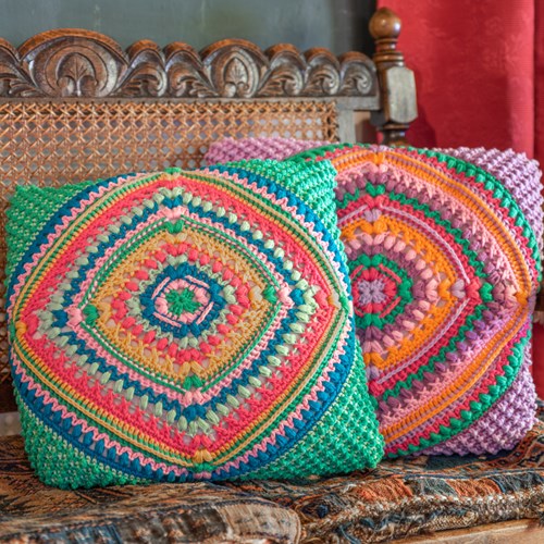 Häkelanleitung Granny’s Diamond Cushion-2