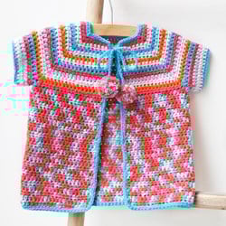 Häkelanleitung Babyjacke für Sommer