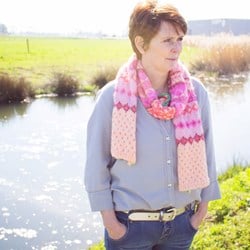 Strickanleitung Charming Fair Isle Schal
