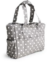 Hobbytasche Grey Linen Polka Dot