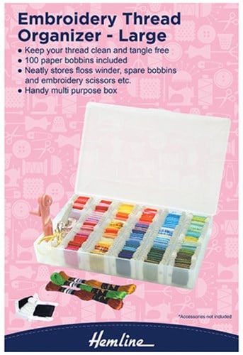 Hemline Aufbewahrungsdose für Stickgarn Large-2