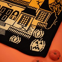 Haunted Hilltop Horror House Spooky Vintage Colorway Garenpakket - Exclusief Patroon-2