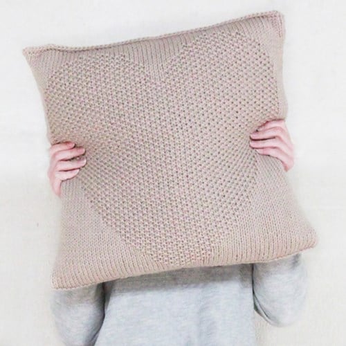 Strickanleitung Herzkissen