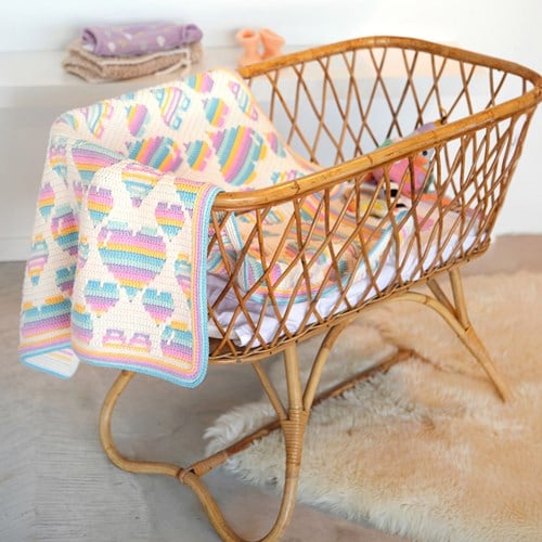 Spreading The Love Baby Blanket Häkelpaket