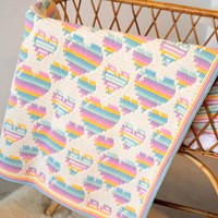 Spreading The Love Baby Blanket Häkelpaket-2