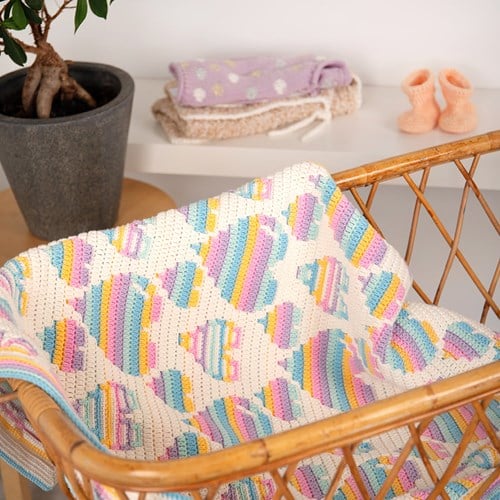 Spreading The Love Baby Blanket Häkelpaket-3