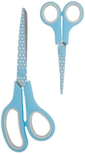 Hemline Set Stoffschere (21cm) & Stickschere  (13,5cm) Blue