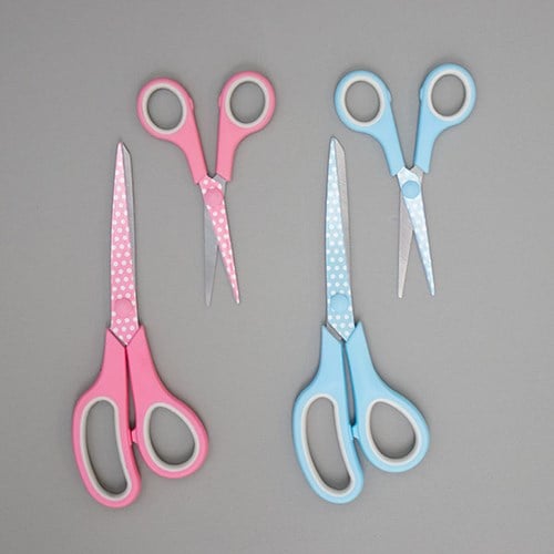 Hemline Set Stoffschere (21cm) & Stickschere  (13,5cm) Blue-3