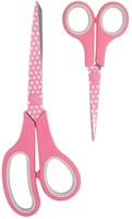 Hemline Set Stoffschere (21cm) & Stickschere  (13,5cm) Pink