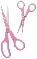 Hemline Set Stoffschere (21cm) & Stickschere  (13,5cm) Pink-2