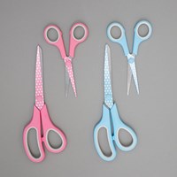 Hemline Set Stoffschere (21cm) & Stickschere  (13,5cm) Pink-3
