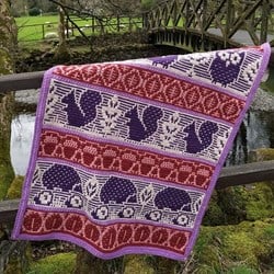 Flora's Fauna CAL Highland Heathers DK Garnpaket