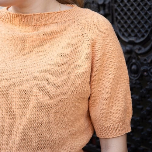 Strickpaket Sommertop mit Rundhalsausschnitt-3
