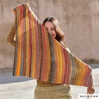 Katia Hiro Punktschal Strickanleitung-2