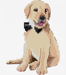 Stickanleitung Golden Retriever