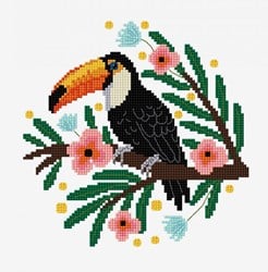 Stickanleitung Tukan