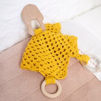 Kaninchen-Kuscheltuch – Go Handmade Sensory Kit Garn- und Häkelpaket