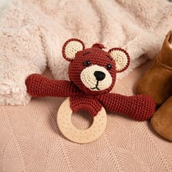 Bärenrassel – Go Handmade Sensory Kit Garn- und Häkelset