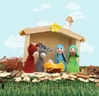 Weihnachtskrippe Häkelpaket