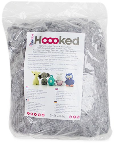 Hoooked 100% Recycling Baumwoll Füllung 250 Gramm Cloud