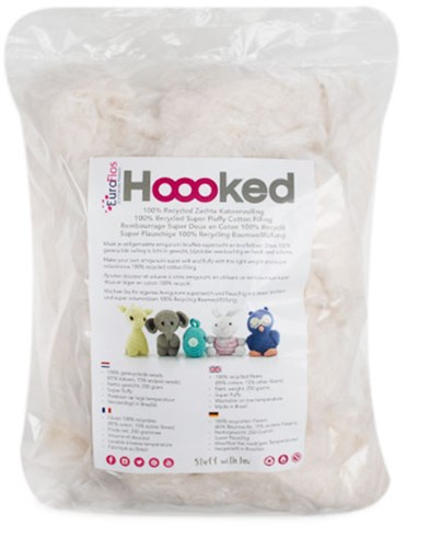 Hoooked 100% Recycling Baumwoll Füllung 250 Gramm Pearl