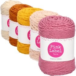 Organic Cotton Zickzack Babydecke  Häkelpaket 3