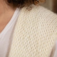 Kurze Jacke ohne Ärmel Elegant Strickpaket-3