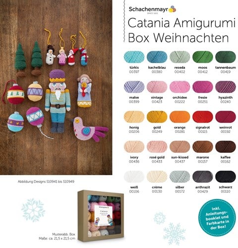 Schachenmayr Catania Amigurumi Box Weihnachten-3