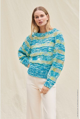 Strickanleitung Silkhair & Cool Wool Hand-Dyed Raglanpullover