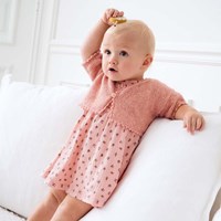 Ecopuno Baby Bolero Strickpaket 62/68 Peach-2